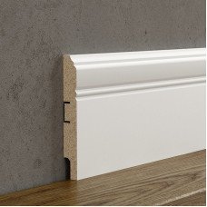 Plinta pentru podea MDF Nr17 alb 2400x16x115mm 