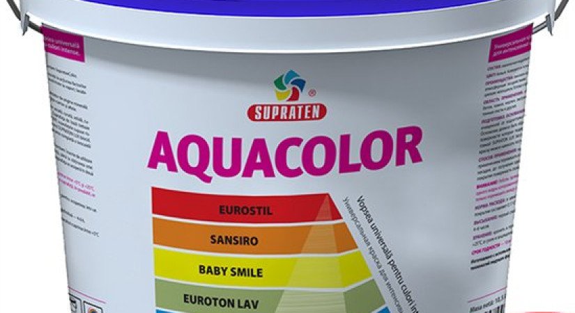 Новый продукт! Aquacolor - универсальная краска для интенсивных цветов