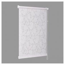 Rolete textile Trandafir alb Gloria 48x170cm