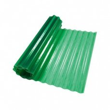 Пластиковый шифер волнистый 2x10м зеленый