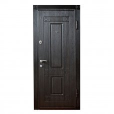 Дверь металлическая DT3-2 Wenge/White правая 205х86x7см