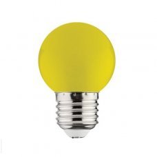 Лампа светодиодная желтая с цоколем E27 1Вт