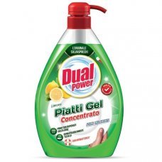 Detergent pentru vase Dual Power Gel Lemon 1L