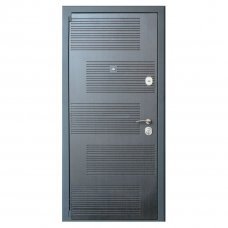 Дверь металлическая DT18 Wenge/White левая 205х96x7см