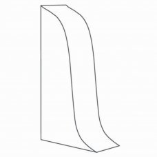 Capat stanga pentru plinta 8547 stejar finlandez 25x85mm