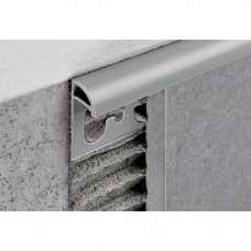 Profil pentru gresie si faianta PJE125-18 gri 2700x12.5mm