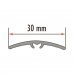 Profil de trecere protector ingust de adancire LW 30 argintiu 1800x30mm