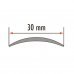 Profil de trecere oval de protectie LPO 30 argintiu 1000x30mm