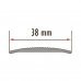 Profil de trecere oval cu relief de protectie LPOR auriu 1800x38mm