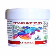Затирка эпоксидная Starlike Evo 1-15мм 100 Экстра белый 1кг