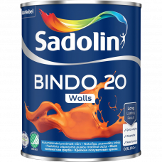 Краска для внутренних работ Sadolin Bindo 20 BW 0.9л