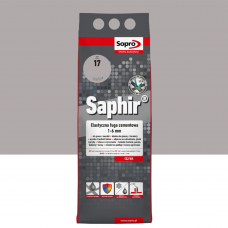 Затирка Saphir Alubag N17 9502 Серебристо-серый 4кг