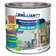 Email acrilic Aqua Lux Mat cafeniu distins 0.6L 