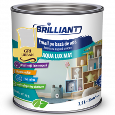 Email acrilic Aqua Lux Matt gri urban 2.5L