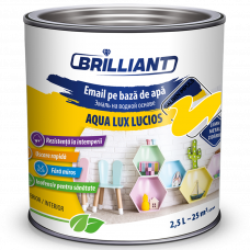 Email acrilic Aqua Lux Lucios galben impuls 2.5L