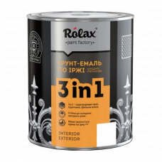 Грунт-Эмаль 3в1 Rolax карбон 0.75л
