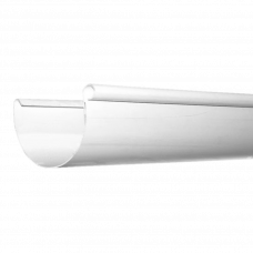 Желоб водосточный ПВХ Gamrat белый RAL9010 125мм 3м