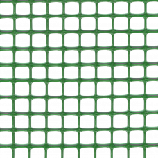 Сетка оградительная ПВХ Tenax Quadra 10 зеленый ячейка 10x10мм 1x50м 