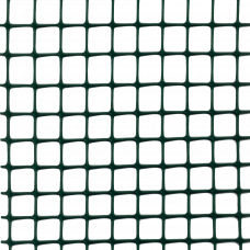 Сетка оградительная ПВХ Tenax Quadra 20 зеленый ячейка 20x20мм 1x50м 