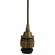 Светильник подвесной 1xE27 Elmos DS-M-001A бронзовый