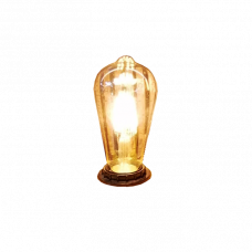 Лампа светодиодная филаментная ST64 с цоколем E27 6Вт