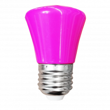 Лампа светодиодная фиолетовая с цоколем E27 CRB-1 1W