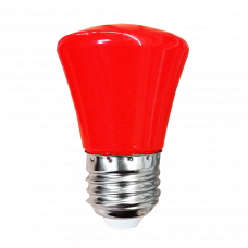 Лампа светодиодная красная с цоколем E27 CRB-1 1W