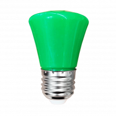 Лампа светодиодная зеленая с цоколем E27 CRB-1 1W