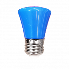 Лампа светодиодная синяя с цоколем E27 CRB-1 1W