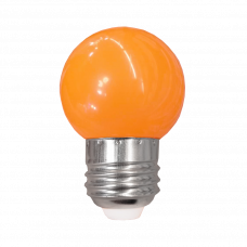 Лампа светодиодная оранжевая с цоколем E27 CGB-1 1W