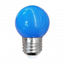 Лампа светодиодная синяя с цоколем E27 CGB-1 1W