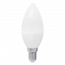 Лампа светодиодная C37 с цоколем E14 5.5Вт 6500K 