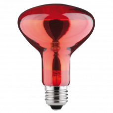 Лампа инфракрасная R95 100Вт с цоколем E27 красный Bellight