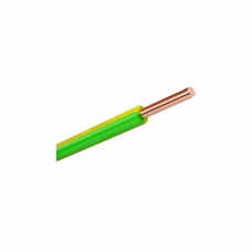 Кабель электрический ПВ1 1.5мм жёлто/зеленый
