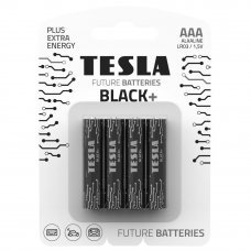 Батарейки TESLA AAA Alkaline BLACK+ 4 шт.