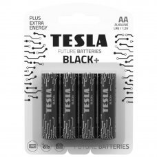 Батарейки TESLA AA Alkaline BLACK+ 4 шт.
