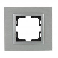 Рамка 1 пост Aluminium Style 107-800000-160