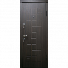 Дверь металлическая DT6E правая 205x96x7см wenge/grey