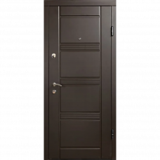 Дверь металлическая DT.5 правая 205x86x7cm венге/белый 