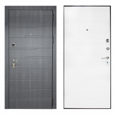 Дверь металлическая MAGNETIC S.250 332 правая 205x96x9.8см бетон/белый