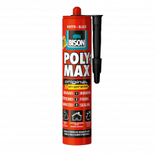 Клей герметик универсальный черный Poly Max Expres Bison 425г