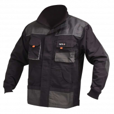 Куртка рабочая YT-80178 светло-серый/чёрный L
