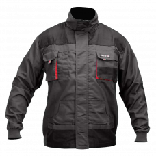 Куртка рабочая YT-80141 темно-серый/чёрный M