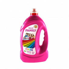 Жидкий стиральный порошок Family color 4л
