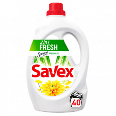 Жидкий стиральный порошок Savex Fresh 2.2л