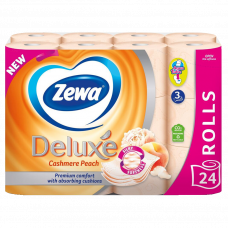 Туалетная бумага Zewa Deluxe Peach 3 слоя 24 рулона