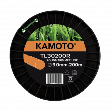 Леска для мотокосы 3мм 200м круглая Kamoto TL30200R