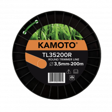 Леска для мотокосы 3.5мм 200м круглая Kamoto TL35200R