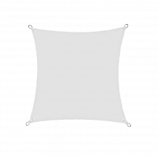 Тент-парус теневой 130г/м<sup>2</sup> 3х4м прямоугольный белый