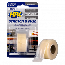 Лента силиконовая HPX Stretch&Fuse 25мм 3м белый